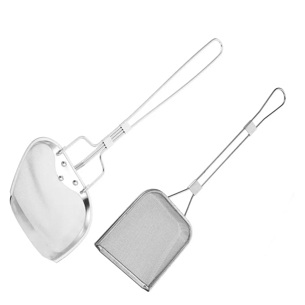2 pcs Stainless Residue Filter Deep Fat Fryer Scoop Scoop Hot Oil Filter Reusable Mesh Strainer Fryer Tool Kitchen Gadgets
2 pcs Stainless Residue Filter Deep Fat Fryer Scoop Scoop Hot Oil Filter Reusable Mesh Strainer Fryer Tool Kitchen Gadgets