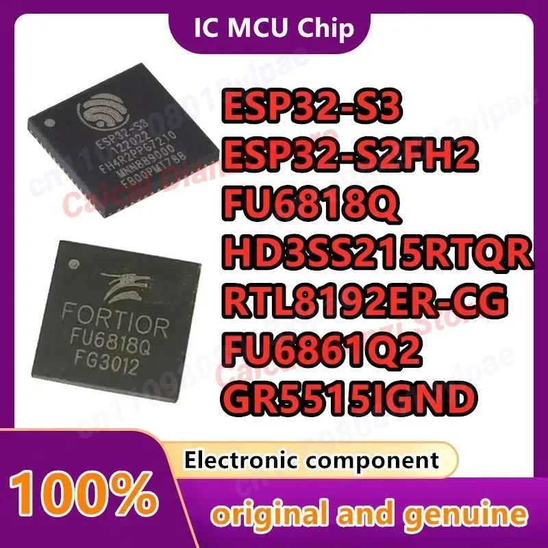 10 шт./лот ESP32-S3 QFN56 ESP32-S2FH2 Электронные компоненты FU6818Q HD3SS215RTQR RTL8192ER-CG FU6861Q2 Новые оригинальные GR5515IGND
10 шт./лот ESP32-S3 QFN56 ESP32-S2FH2 Электронные компоненты FU6818Q HD3SS215RTQR RTL8192ER-CG FU6861Q2 Новые оригинальные GR5515IGND