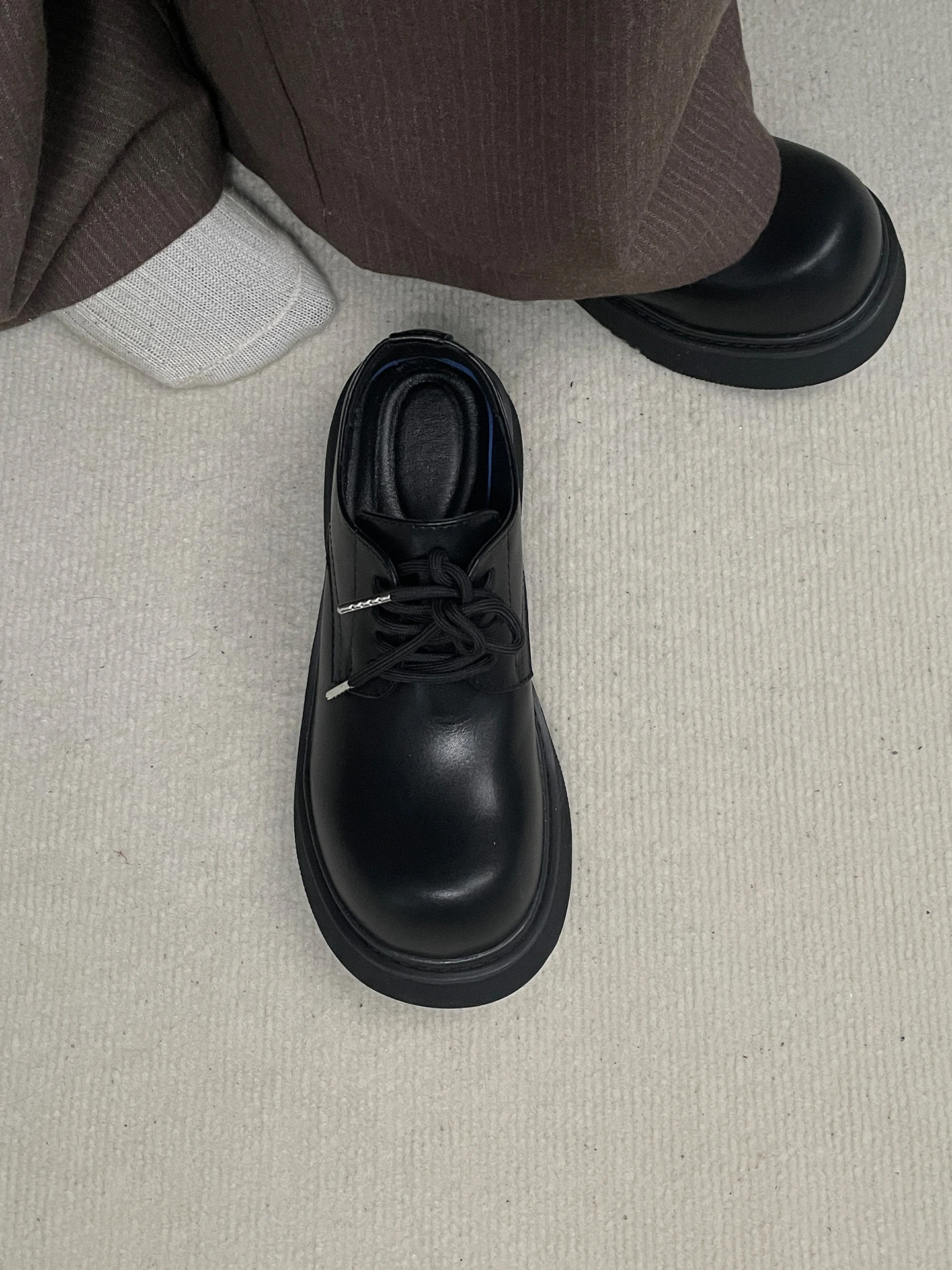 British Style Casual Leather Shoes Thick Bottom Breathable round Toe Men's Commuter Business Formal Leisure Rubber Sole
British Style Casual Leather Shoes Thick Bottom Breathable round Toe Men's Commuter Business Formal Leisure Rubber Sole