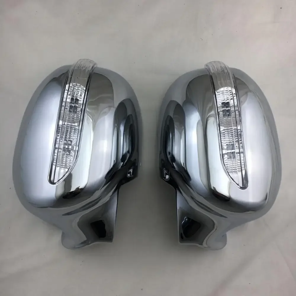 ABS Chrome accessorie door mirror cover with led For Benz MB100 With light Rearview Automobile exterior fitting
ABS Chrome accessorie door mirror cover with led For Benz MB100 With light Rearview Automobile exterior fitting