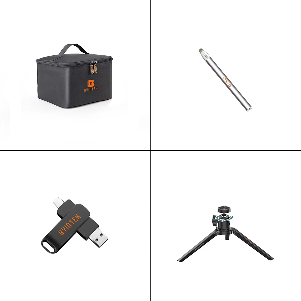 BYINTEK Projector Storage Bag, Tripod, Teaching pointer, Great Gift Package for Teachers for BYINTEK R17, R17Pro, R20, R20Max