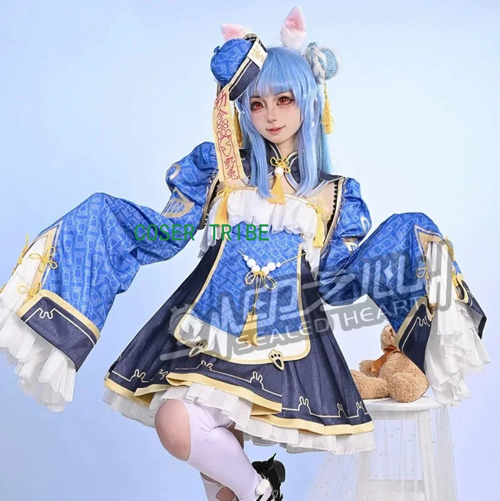COSER TRIBE Vtuber Hololive Usada Pekora Little Zombie новая одежда игровой костюм прекрасный косплей костюм Хэллоуин вечерние наряд женский
COSER TRIBE Vtuber Hololive Usada Pekora Little Zombie новая одежда игровой костюм прекрасный косплей костюм Хэллоуин вечерние наряд женский