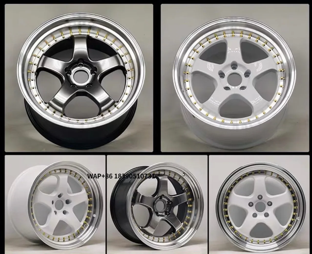 Aluminum Alloy Chrome Wheels 18-19 Inch 35mm ET 5x112 PCD for Crown/Reiz/Mondeo/Audi-Multi Spoke Design New
Aluminum Alloy Chrome Wheels 18-19 Inch 35mm ET 5x112 PCD for Crown/Reiz/Mondeo/Audi-Multi Spoke Design New