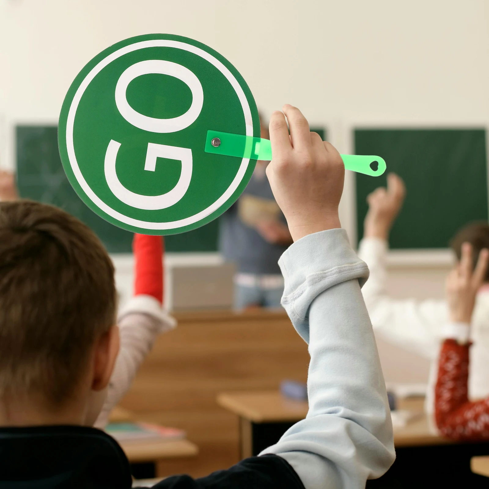 Hand Holding Sign Props Classroom Supplies Stop Paddles Held Toy Handheld Judging Board Green for Teachers Elementary Student
Hand Holding Sign Props Classroom Supplies Stop Paddles Held Toy Handheld Judging Board Green for Teachers Elementary Student