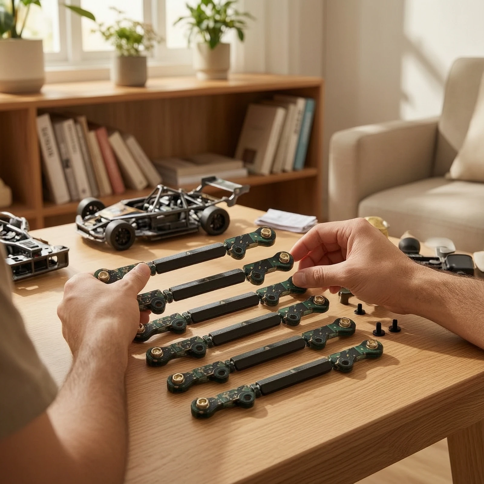 6 Pieces Adjustable Turnbuckles with Rod Ends Aluminum Adjustable Turnbuckles RC Tie Rod Metal Turnbuckle Link Set Strong
6 Pieces Adjustable Turnbuckles with Rod Ends Aluminum Adjustable Turnbuckles RC Tie Rod Metal Turnbuckle Link Set Strong
