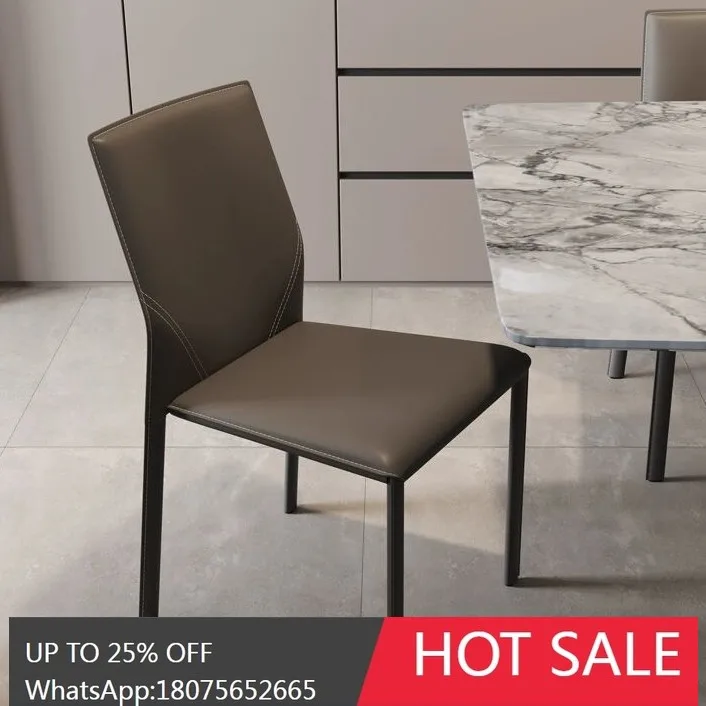 HLZ Dining Chair Home Modern Minimalist Italian Light Luxury High-end New Chair
HLZ Dining Chair Home Modern Minimalist Italian Light Luxury High-end New Chair