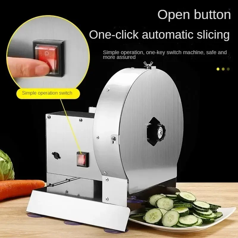 Electric slicer commercial fully automatic lemon potato multifunctional artifact stainless steel vegetable cutting machine
Electric slicer commercial fully automatic lemon potato multifunctional artifact stainless steel vegetable cutting machine