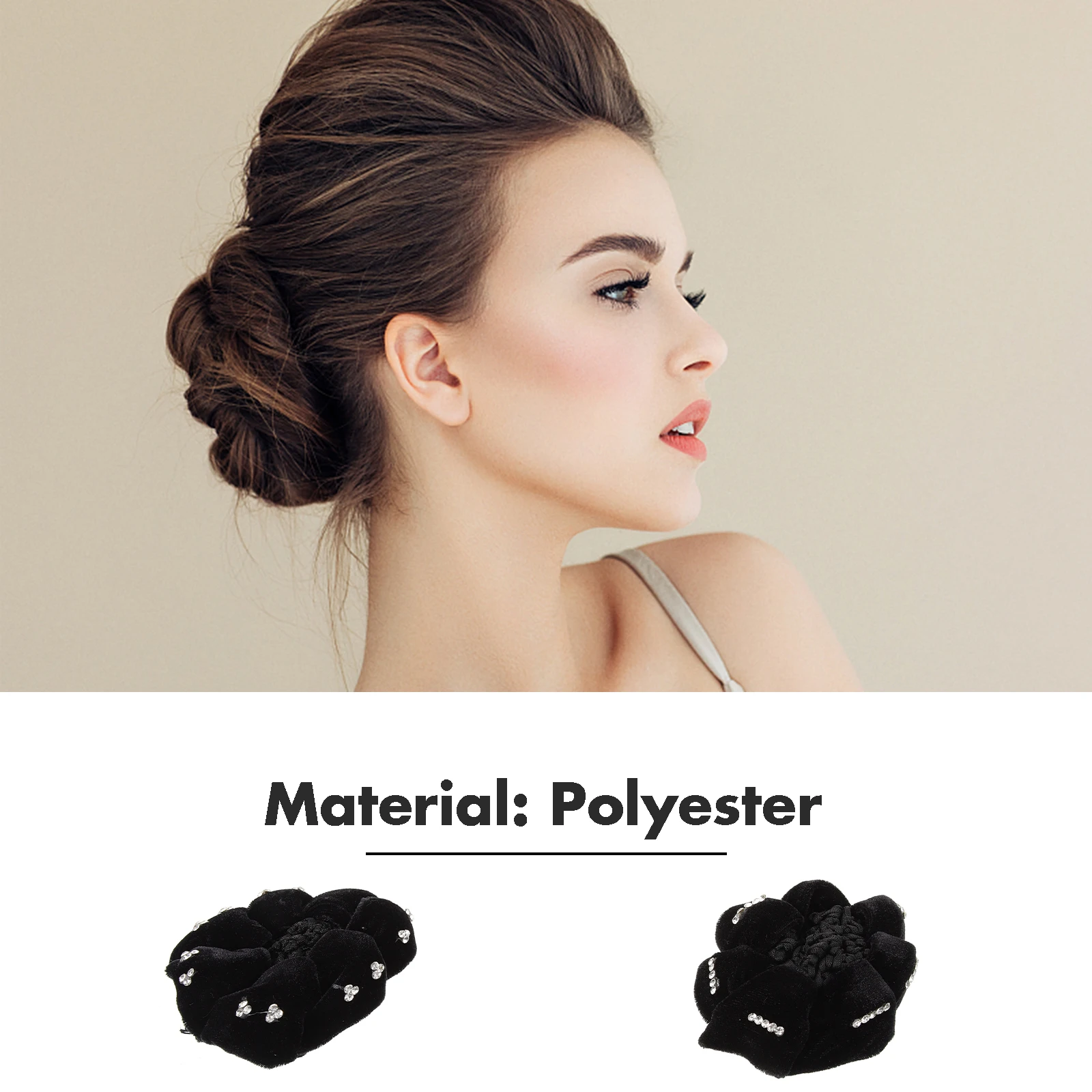4 Pcs Velvet Bun Net Diamond Decorated Women Hair Accessories Hairnets For Women Bun Cover Fits Hair Nets For Buns Dresses
4 Pcs Velvet Bun Net Diamond Decorated Women Hair Accessories Hairnets For Women Bun Cover Fits Hair Nets For Buns Dresses