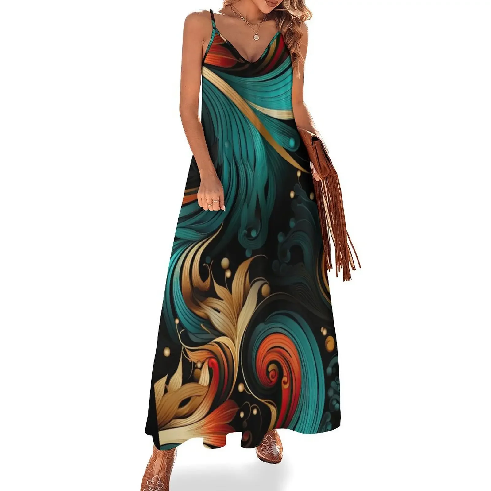 Fern's Reverie Sleeveless Dress dress women elegant luxury elegant and pretty women's dresses womens clothing
Fern's Reverie Sleeveless Dress dress women elegant luxury elegant and pretty women's dresses womens clothing