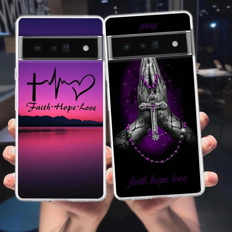 Phone Case for Google Pixel 10 9 8 7 6 5 4 4XL Soft TPU 7A 6A 5A 4A 3A Pro XL Transparent Faith Christian Religious Jesus Clear
Phone Case for Google Pixel 10 9 8 7 6 5 4 4XL Soft TPU 7A 6A 5A 4A 3A Pro XL Transparent Faith Christian Religious Jesus Clear