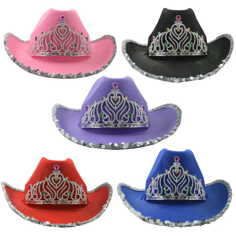Christmas Cowboy Hat Sequin Crown Cowboy Cap Christmas Gift Hat Crown Sequin Women's Hat
Christmas Cowboy Hat Sequin Crown Cowboy Cap Christmas Gift Hat Crown Sequin Women's Hat