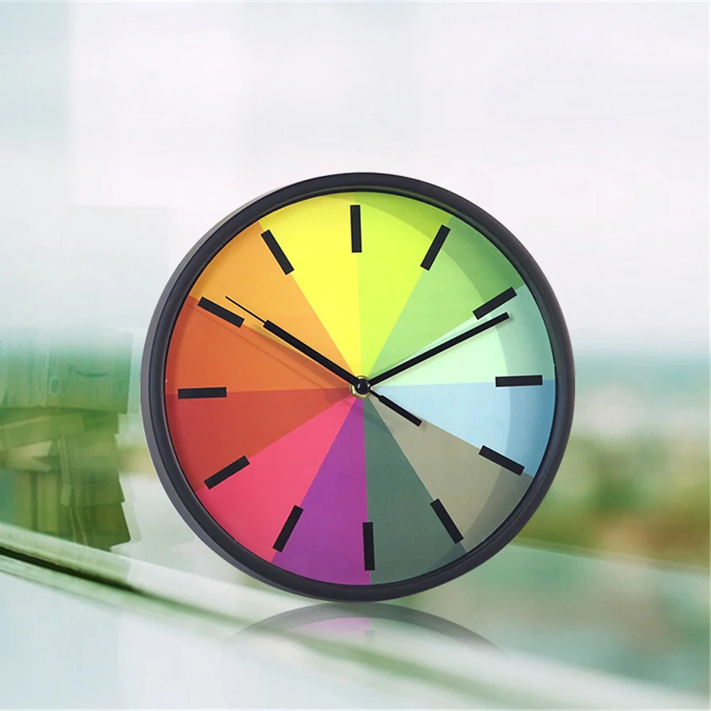 Colorful Rainbow Wall Clock 10 Inch Silent Non Ticking Round Decorative for Living Room Bedroom Home Office ABS Material
Colorful Rainbow Wall Clock 10 Inch Silent Non Ticking Round Decorative for Living Room Bedroom Home Office ABS Material
