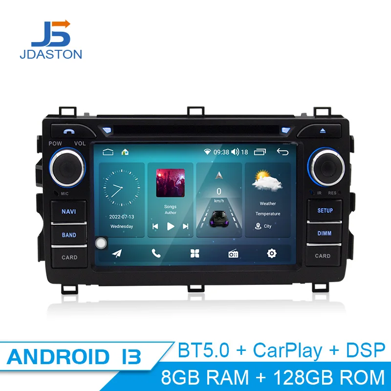 Jdaston Android 13 автомобильный мультимедийный плеер для Toyota Auris 2013 2014 2015 автомобильный радиоприемник GPS-навигация видео GPS стерео 8 Гб Carplay
Jdaston Android 13 автомобильный мультимедийный плеер для Toyota Auris 2013 2014 2015 автомобильный радиоприемник GPS-навигация видео GPS стерео 8 Гб Carplay
