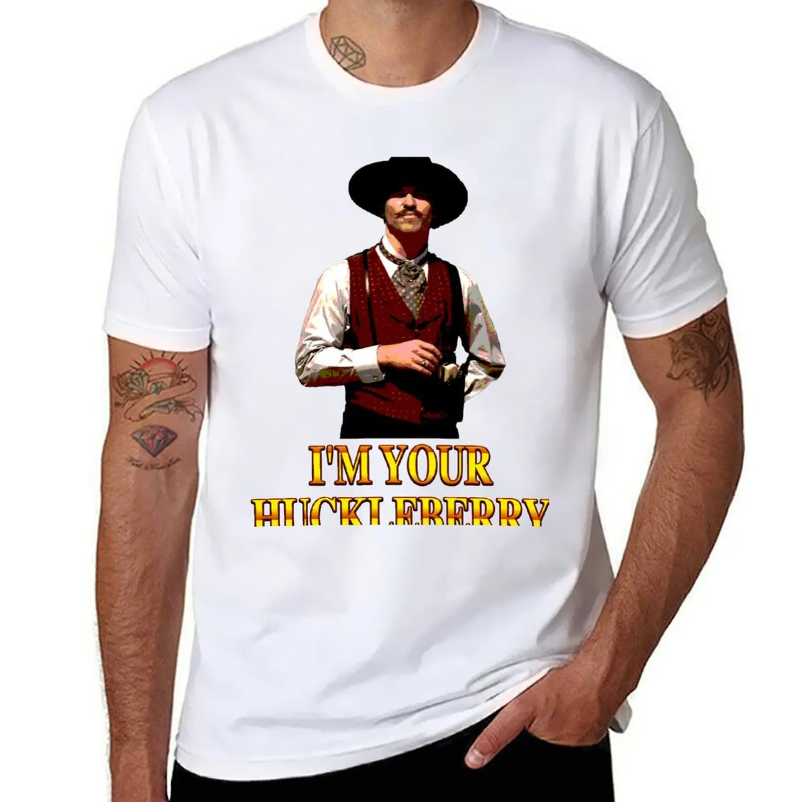 Tombstone - I'm Your Huckleberry T-Shirt man t shirts for men casual funny t shirts man man t shirts cotton T-Shirt
Tombstone - I'm Your Huckleberry T-Shirt man t shirts for men casual funny t shirts man man t shirts cotton T-Shirt