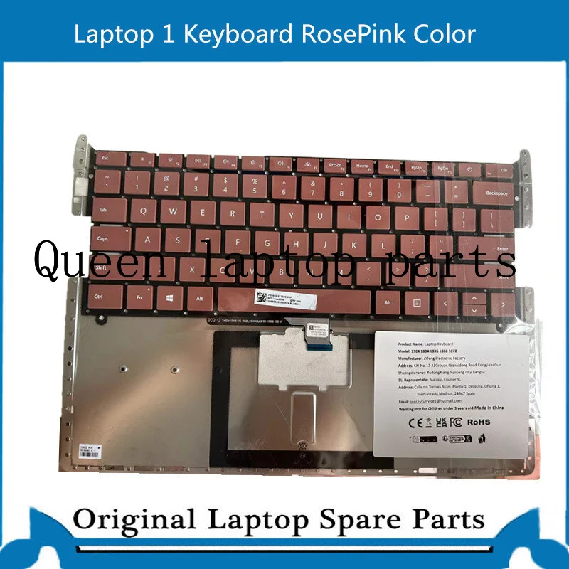 Replace For Microsoft Surface Laptop 1 Laptop 2 1769 1782 Keyboard Pink US
Replace For Microsoft Surface Laptop 1 Laptop 2 1769 1782 Keyboard Pink US