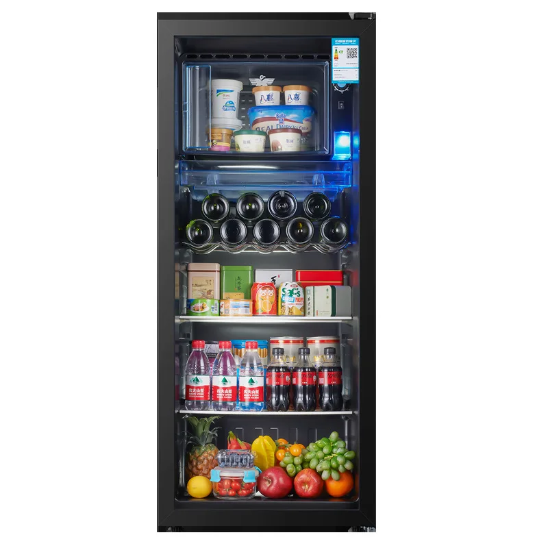 Wine cabinet Fresh-keeping cabinet Office living room Tea, wine and beverage Transparent sample small refrigerator
Wine cabinet Fresh-keeping cabinet Office living room Tea, wine and beverage Transparent sample small refrigerator