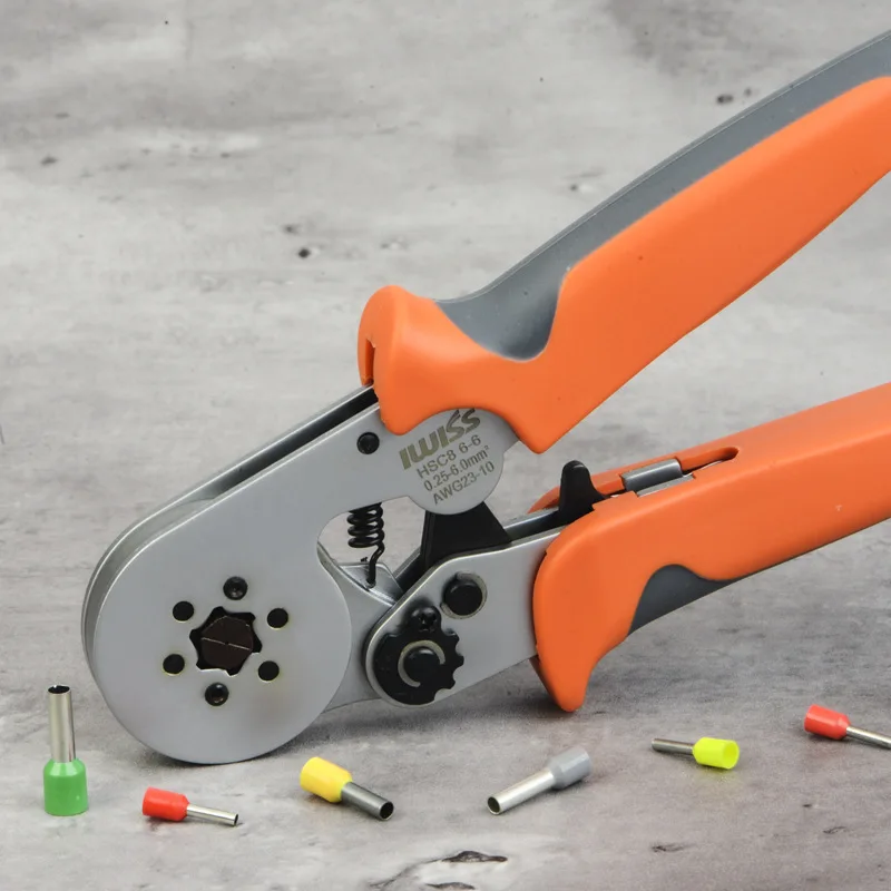 HSC8 6-6 Casing Type Self-regulating Crimping Pliers, Tube Type, Needle Type, Terminal Crimping Pliers 0.5-6 Square
HSC8 6-6 Casing Type Self-regulating Crimping Pliers, Tube Type, Needle Type, Terminal Crimping Pliers 0.5-6 Square