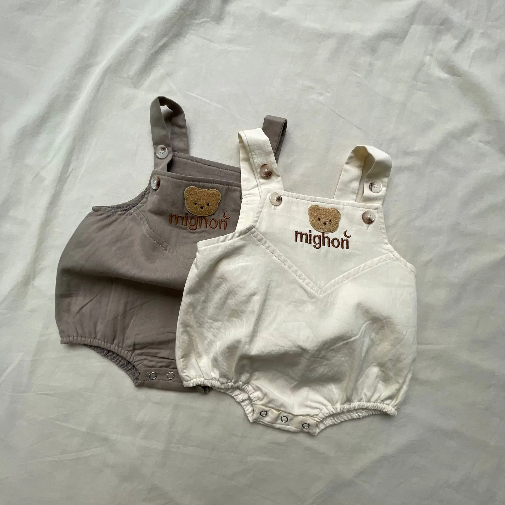 2025 Summer New Baby Cute Bear Bodysuit Newborn Toddler Boy Girl Sleeveless Jumpsuit Cartoon Infant Clothes 0-24M
2025 Summer New Baby Cute Bear Bodysuit Newborn Toddler Boy Girl Sleeveless Jumpsuit Cartoon Infant Clothes 0-24M