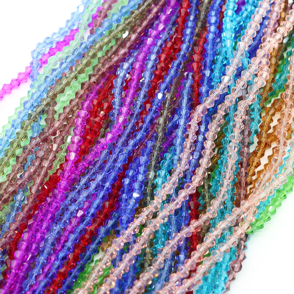 4mm Bicone Austria Crystal Beads Faceted Glass Beads Loose Spacer Beads for DIY Bracelet Garment Jewelry Making Accessories
4mm Bicone Austria Crystal Beads Faceted Glass Beads Loose Spacer Beads for DIY Bracelet Garment Jewelry Making Accessories