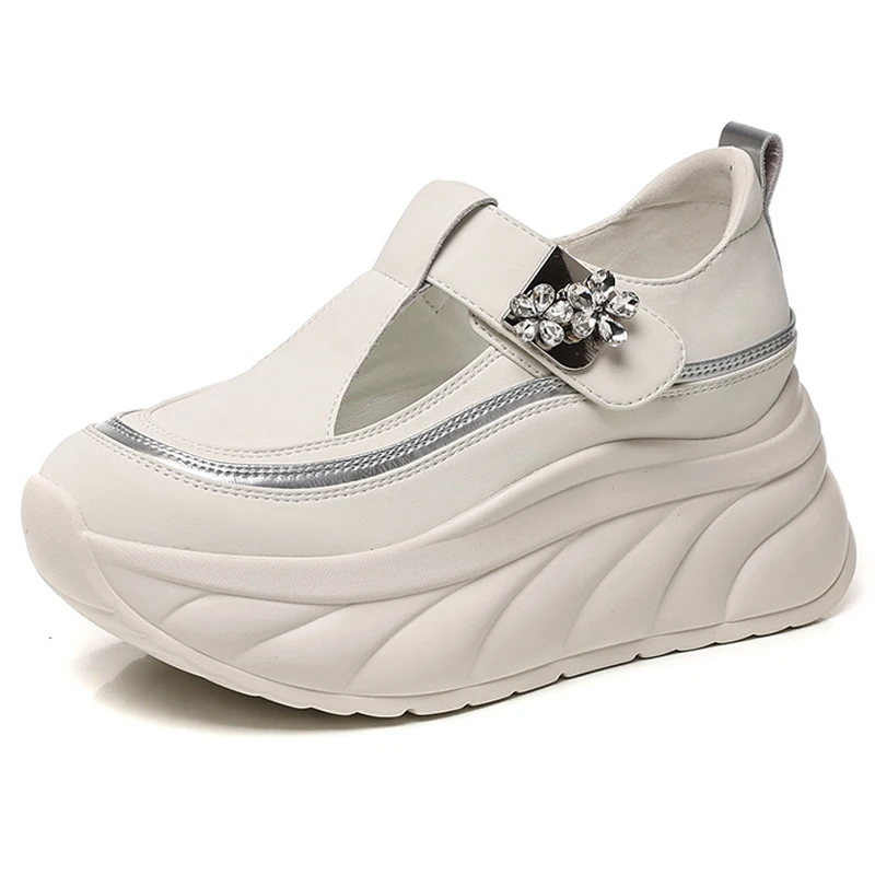 8cm Platform Sneakers for Women Casual Shoes Slip on Magic Tape Chunky Shoes White Women Fashion Sneakers Walking Shoes
8cm Platform Sneakers for Women Casual Shoes Slip on Magic Tape Chunky Shoes White Women Fashion Sneakers Walking Shoes