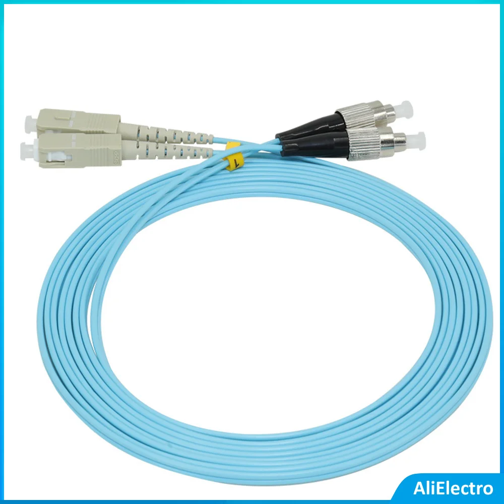 10 шт./партия SC/UPC-FC/UPC 10 Гбит/с OM3 мм 50/125 многорежимный оптоволоконный патч-корд 2,0 мм дуплексный оптоволоконный перемычка
10 шт./партия SC/UPC-FC/UPC 10 Гбит/с OM3 мм 50/125 многорежимный оптоволоконный патч-корд 2,0 мм дуплексный оптоволоконный перемычка