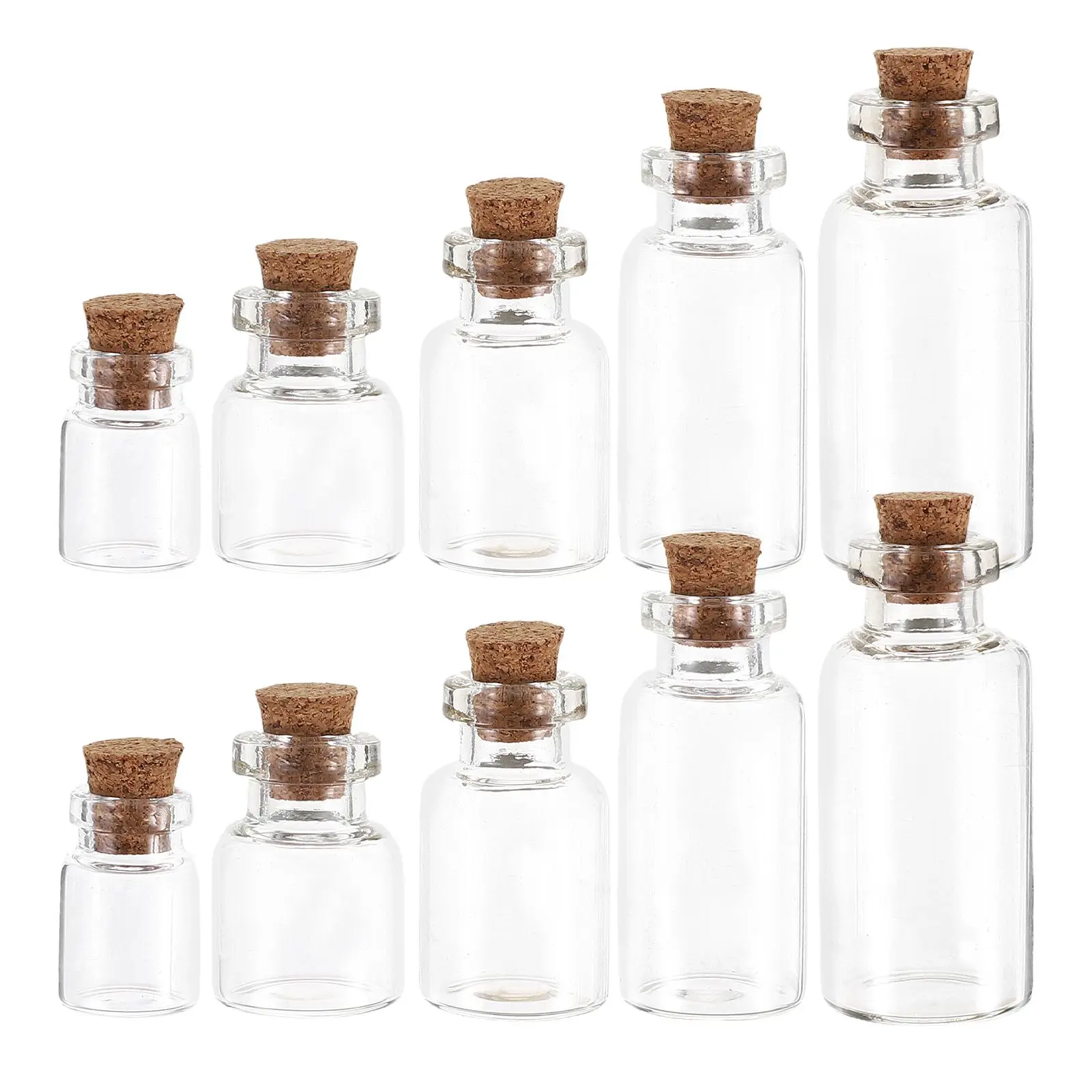 50 Pcs Mini Glass Bottles Crafts Containers Sample Vials Laboratory Cork Sealed Dustproof Portable DIY Storage
50 Pcs Mini Glass Bottles Crafts Containers Sample Vials Laboratory Cork Sealed Dustproof Portable DIY Storage