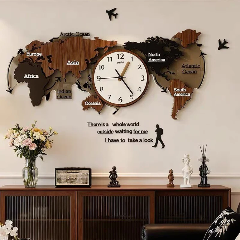 New Hot Unique Acrylic LED Wall Clock 3D World Map DIY Large Wall Hanging Clock with Stickers Corridor Mural Lamp Room Decor
New Hot Unique Acrylic LED Wall Clock 3D World Map DIY Large Wall Hanging Clock with Stickers Corridor Mural Lamp Room Decor