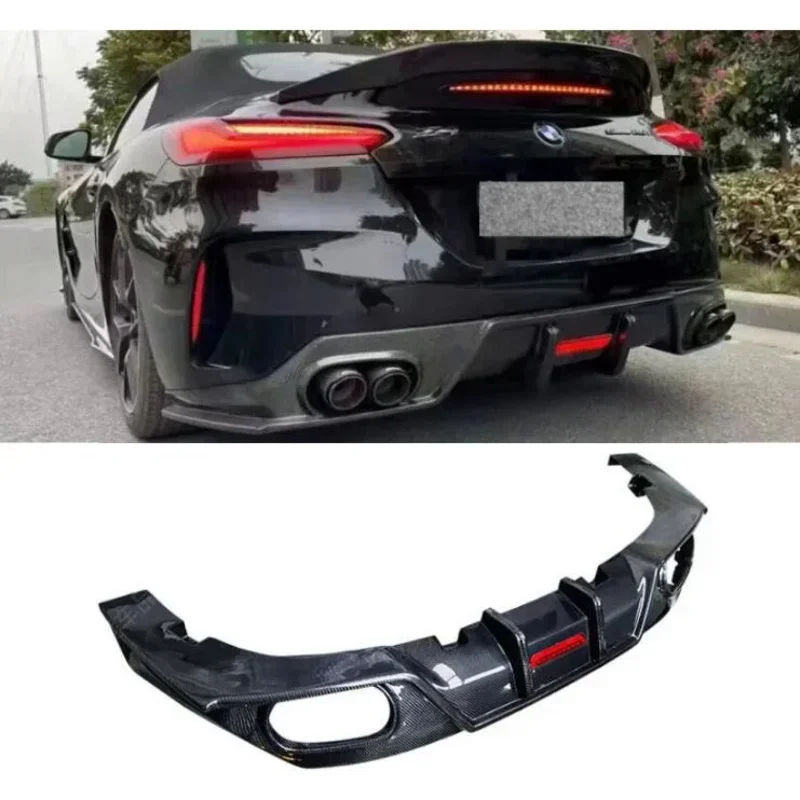 Real Carbon Fiber Rear Bumper Lip Diffuser Spoiler With Exhaust Tips For BMW Z4 G29 2019 2020 2021 2022 2023
Real Carbon Fiber Rear Bumper Lip Diffuser Spoiler With Exhaust Tips For BMW Z4 G29 2019 2020 2021 2022 2023