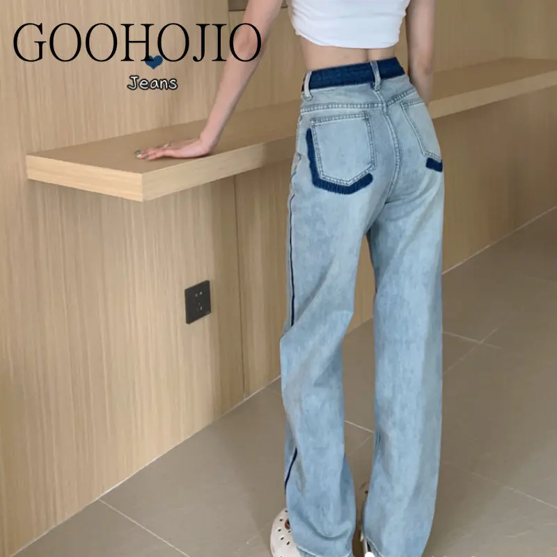 Women's Jeans High Waist Vintage Straight Baggy Denim Pants Streetwear Pattern Design Fashion Wide Leg Denim Trouser
Women's Jeans High Waist Vintage Straight Baggy Denim Pants Streetwear Pattern Design Fashion Wide Leg Denim Trouser