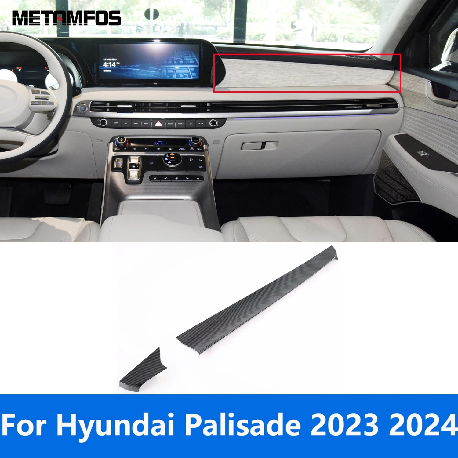 Для Hyundai Palisade 2023 2024, центральная консоль из углеродного волокна, панель приборной панели, молдинг, отделка, аксессуары для интерьера, Стайлинг автомобиля
Для Hyundai Palisade 2023 2024, центральная консоль из углеродного волокна, панель приборной панели, молдинг, отделка, аксессуары для интерьера, Стайлинг автомобиля