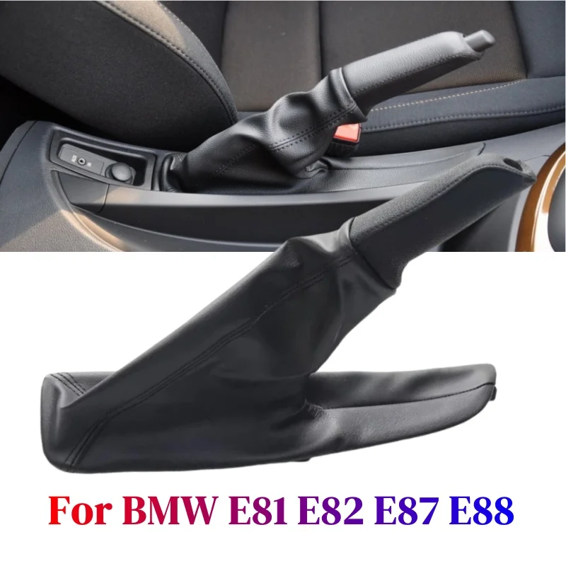 Высококачественный кожаный чехол на ручку ручного тормоза для BMW E81 E82 E87 E88, модификация, детали для модернизации, аксессуар для ремонта автомобиля
Высококачественный кожаный чехол на ручку ручного тормоза для BMW E81 E82 E87 E88, модификация, детали для модернизации, аксессуар для ремонта автомобиля