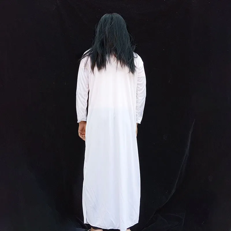 Halloween Horror Costume Sadako Dress Wig Female Ghost Vampi Ethnic Stage Costume Women's Fashion Spring LeLsabDX
Halloween Horror Costume Sadako Dress Wig Female Ghost Vampi Ethnic Stage Costume Women's Fashion Spring LeLsabDX