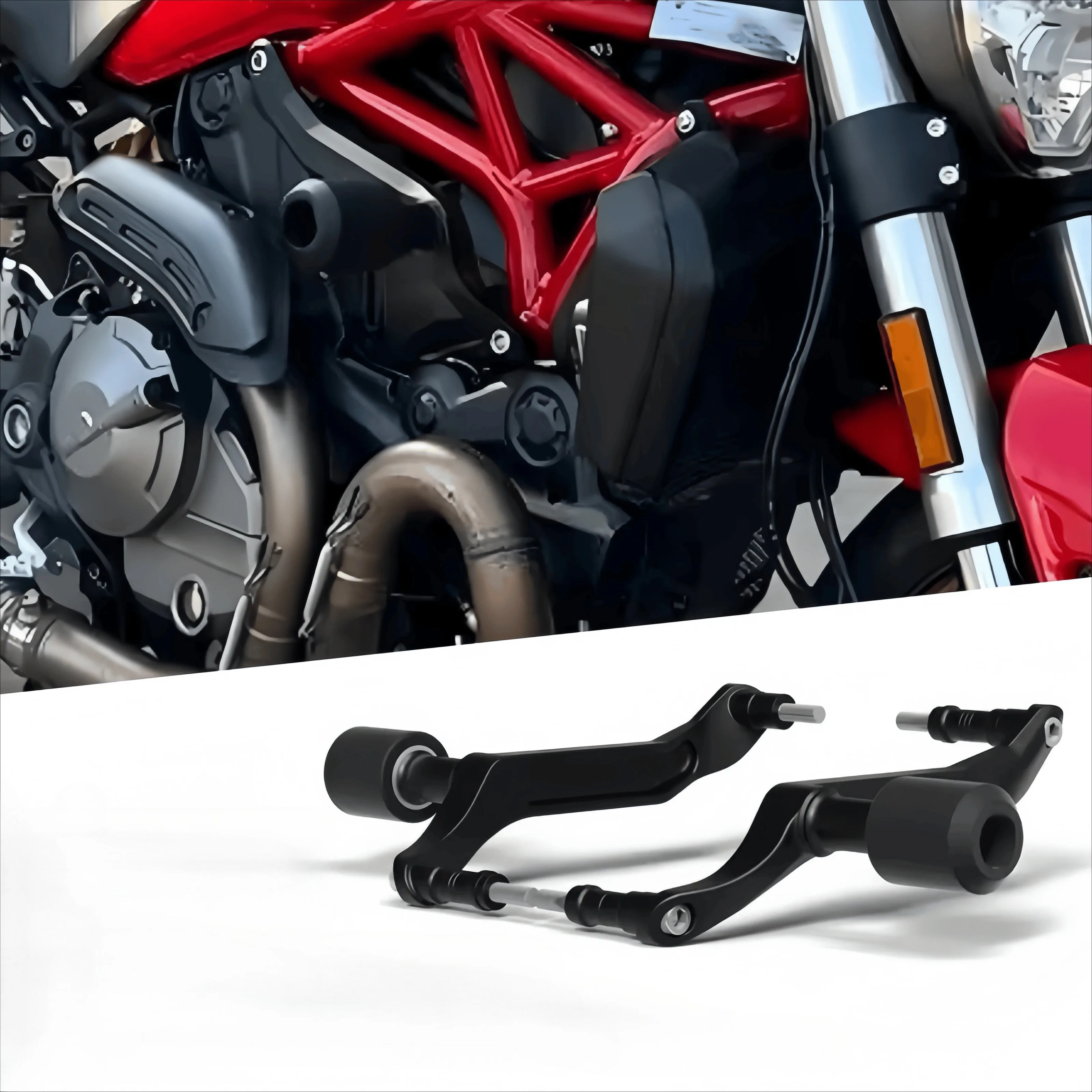 For Ducati Monster 821 2013-2021 Monster 1200/S/R Monster 1200 1200S 1200R CNC Frame Sliders Crash Protector Falling Protection
For Ducati Monster 821 2013-2021 Monster 1200/S/R Monster 1200 1200S 1200R CNC Frame Sliders Crash Protector Falling Protection
