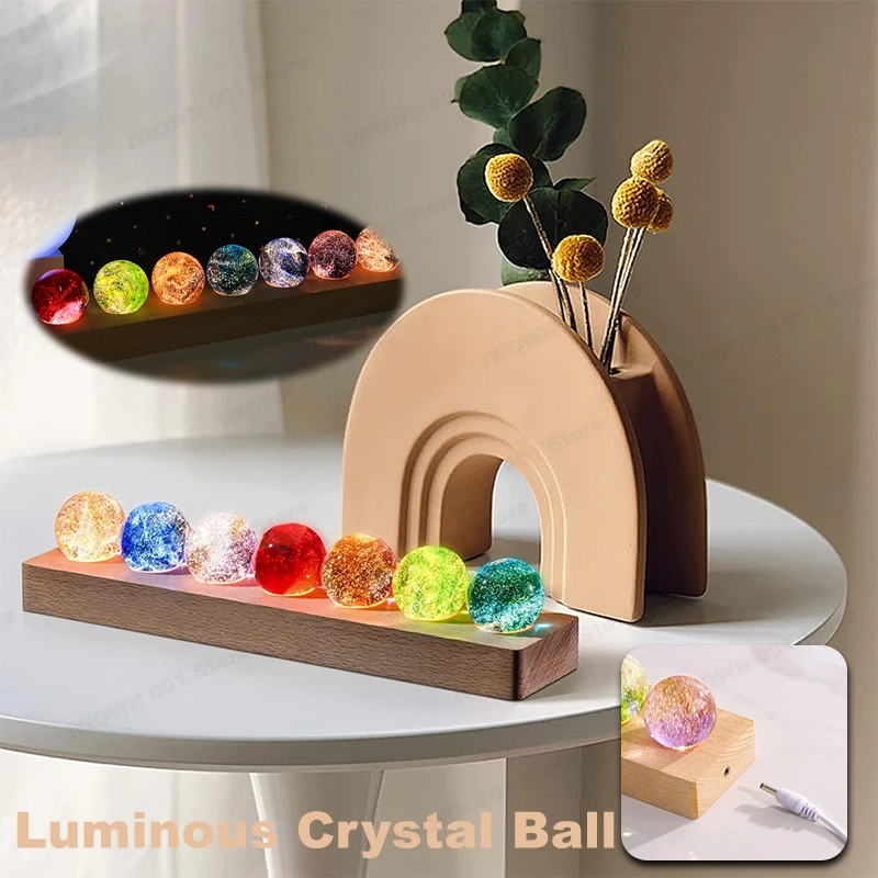 Fantasy Colorful Glass Star Ball Luminous Planet Astronomy Planets Ball Fantastic Style Home Decoration Cosmic Model Xmas Gift
Fantasy Colorful Glass Star Ball Luminous Planet Astronomy Planets Ball Fantastic Style Home Decoration Cosmic Model Xmas Gift