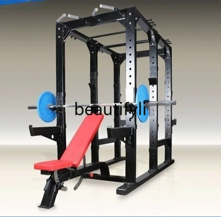 Multifunctional commercial half-frame split fitness weightlifting, squat rack trainer
Multifunctional commercial half-frame split fitness weightlifting, squat rack trainer