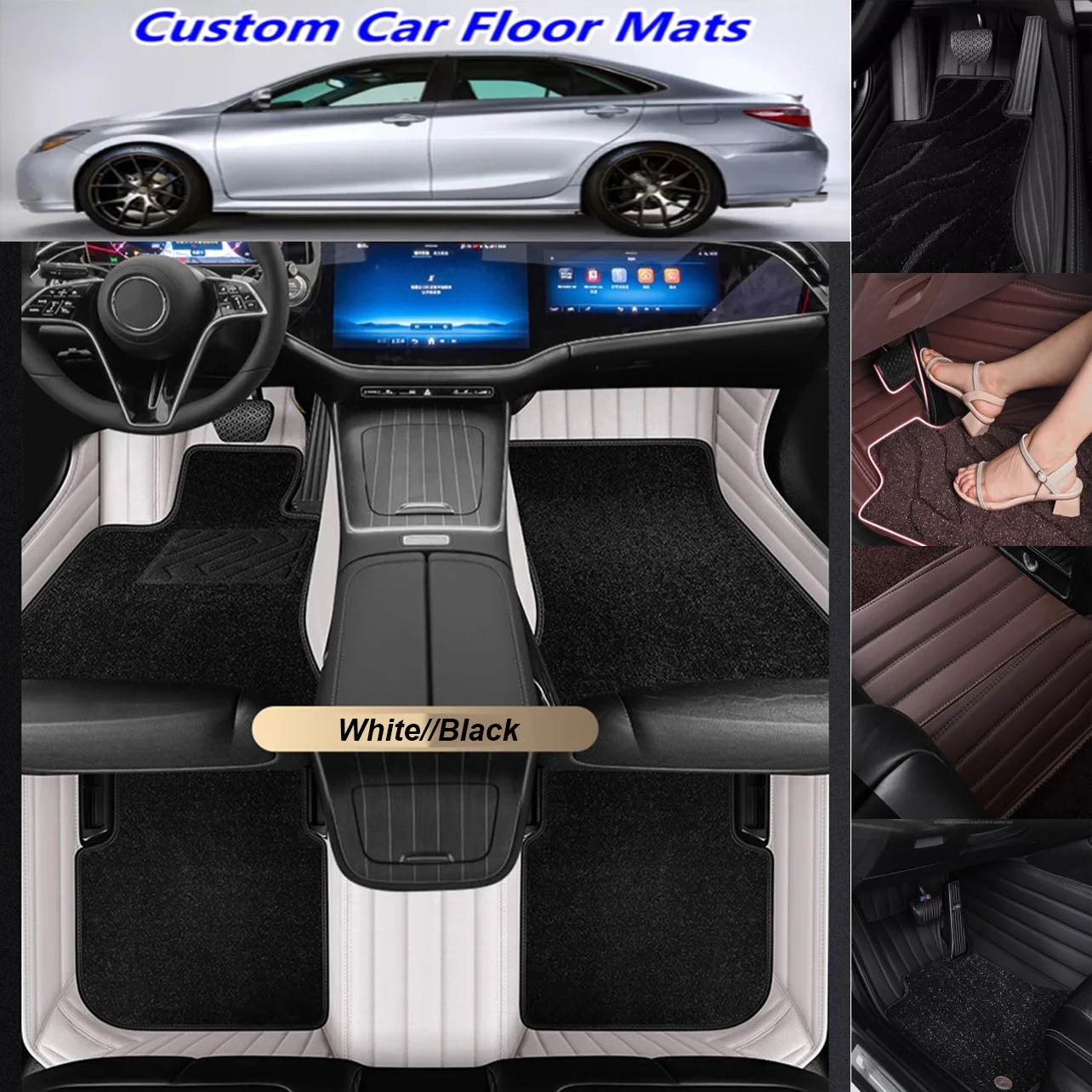Double Layer Custom Car Floor Mats For Audi A8 2002-2017 years Auto Accessories Waterproof Leather Floor Liners
Double Layer Custom Car Floor Mats For Audi A8 2002-2017 years Auto Accessories Waterproof Leather Floor Liners