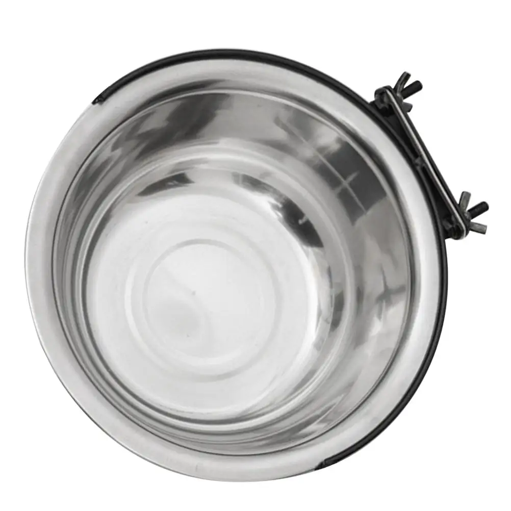 Durable Stainless Steel Pet Food Water Bowl Set S M L Size Hanging Cage Dog Cat Bird Cup Anti Tip Resistant Rust Cracks Silver
Durable Stainless Steel Pet Food Water Bowl Set S M L Size Hanging Cage Dog Cat Bird Cup Anti Tip Resistant Rust Cracks Silver