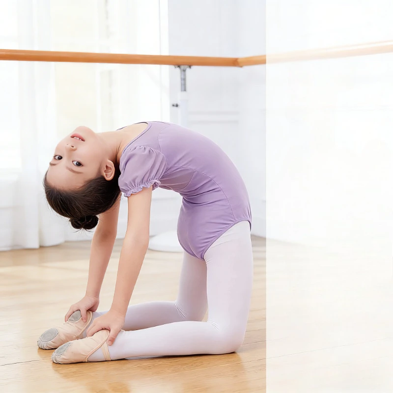 Girls Ballet Leotard Kids Dancewear Puff Sleeve Mesh Back Soft Stretchy 3-8Y Ballerina Dance Class Performance Training Costume
Girls Ballet Leotard Kids Dancewear Puff Sleeve Mesh Back Soft Stretchy 3-8Y Ballerina Dance Class Performance Training Costume
