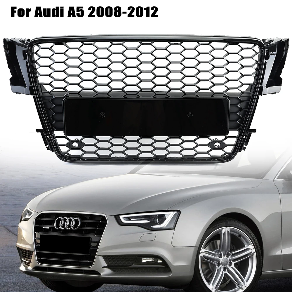Front Bumper Grille for Audi A5 EU 2008 -2012 Black ABS Grill Honeycomb Sport Styling Mesh Grille Car accessories 8T0853651
Front Bumper Grille for Audi A5 EU 2008 -2012 Black ABS Grill Honeycomb Sport Styling Mesh Grille Car accessories 8T0853651