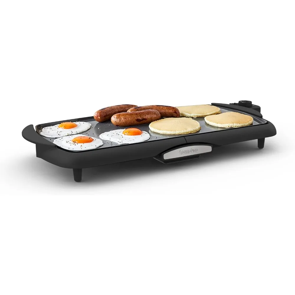 Healthy Ceramic Nonstick, Extra Large 20" Electric Griddle for Pancakes Eggs Burgers and More, Stay Cool Handles
Healthy Ceramic Nonstick, Extra Large 20" Electric Griddle for Pancakes Eggs Burgers and More, Stay Cool Handles
