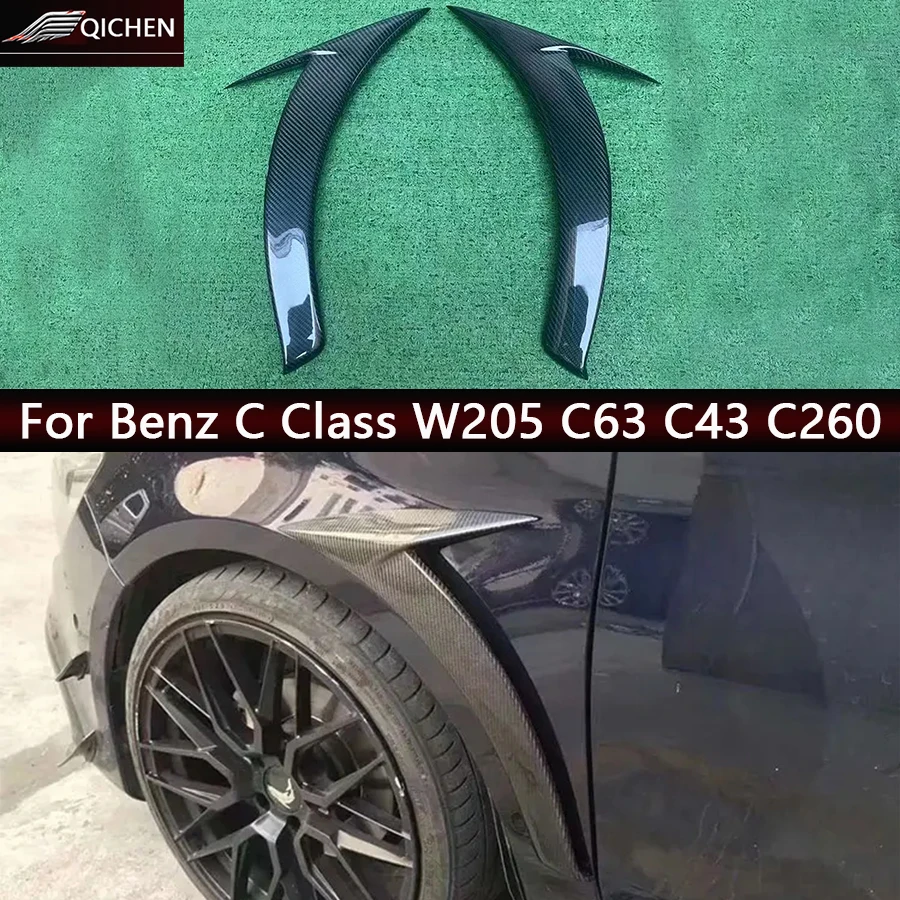 For Benz C Class W205 C63 C43 C260 Front Fender Vent Fin Trim Covers Carbon Fiber Side vents Upgrade Car accessories Body Kit
For Benz C Class W205 C63 C43 C260 Front Fender Vent Fin Trim Covers Carbon Fiber Side vents Upgrade Car accessories Body Kit