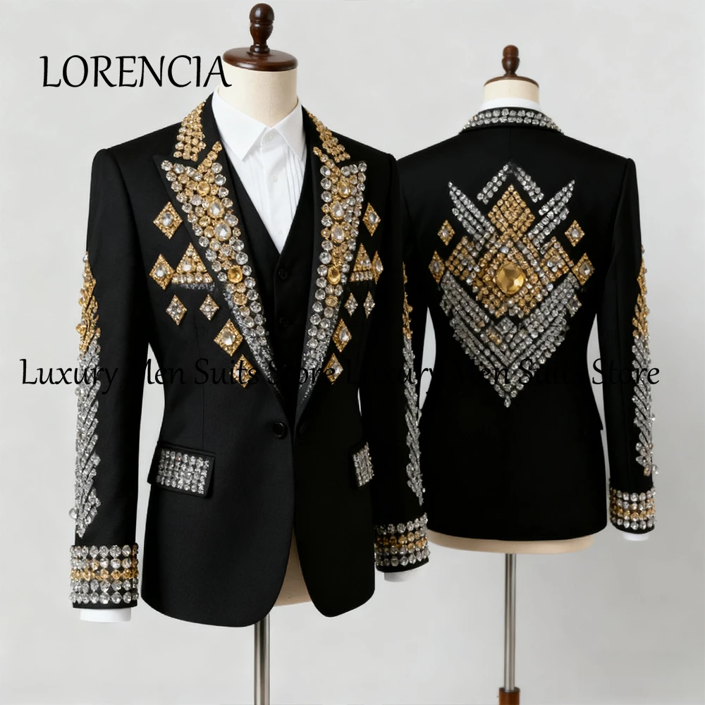 Unique Design Male Suit 3 Pcs Single Breasted Tuxedos Evening Party Outfit 2025 Customized Blazer Pants terno smoking masculino
Unique Design Male Suit 3 Pcs Single Breasted Tuxedos Evening Party Outfit 2025 Customized Blazer Pants terno smoking masculino