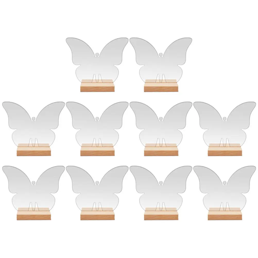 12Pcs Acrylic Butterfly Place Cards Elegant Transparent Wedding Table Signs Reusable DIY Blank Name Cards for Reception Party
12Pcs Acrylic Butterfly Place Cards Elegant Transparent Wedding Table Signs Reusable DIY Blank Name Cards for Reception Party