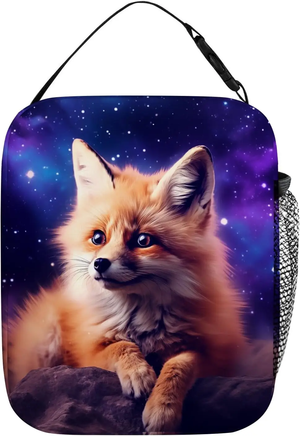 Cute Galaxy Fox Lunch Box, Kawaii Fox Purple Galaxy Space Animal Insulated Lunch Bag Tote for Girls Boys Kids Men Women,
Cute Galaxy Fox Lunch Box, Kawaii Fox Purple Galaxy Space Animal Insulated Lunch Bag Tote for Girls Boys Kids Men Women,