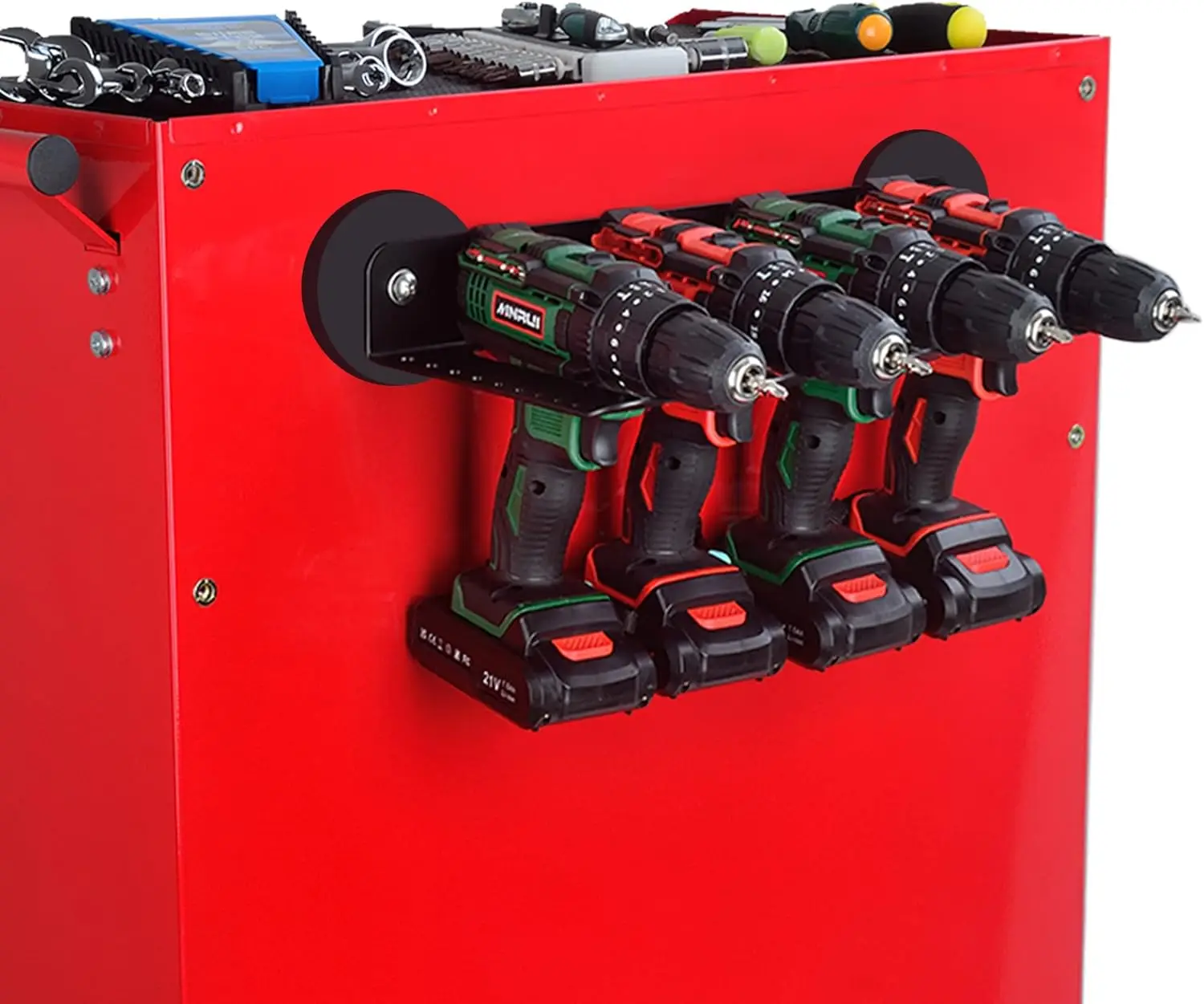 Heavy Duty Wall Mount Tool Organizer with Screwdriver Holder, Removable Rack for Garage Workshop Storage
Heavy Duty Wall Mount Tool Organizer with Screwdriver Holder, Removable Rack for Garage Workshop Storage