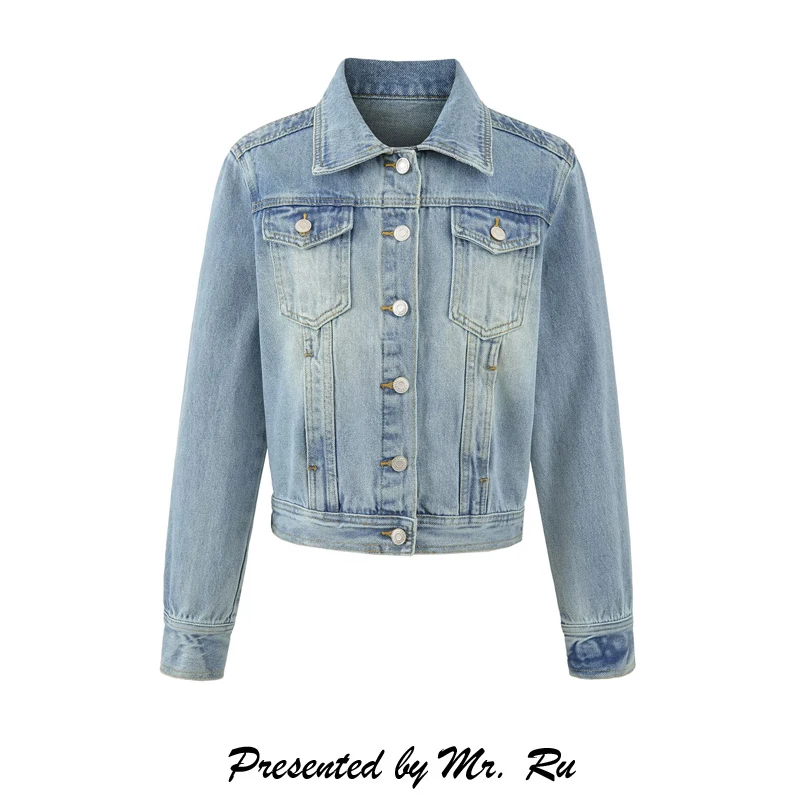 Ретро джинсовая куртка с декоративными элементами, женская, свободного кроя, повседневная верхняя одежда, оригинальная синяя, в американском стиле, короткое пальто, стильный крутой топ
Ретро джинсовая куртка с декоративными элементами, женская, свободного кроя, повседневная верхняя одежда, оригинальная синяя, в американском стиле, короткое пальто, стильный крутой топ
