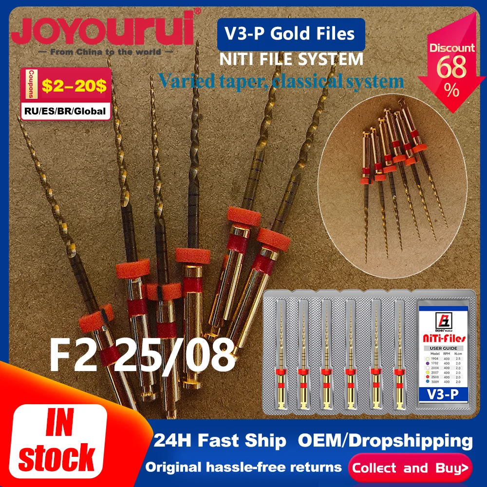 6pcs/Box Dental Heat Activated Canal Root Files SX-F3 25 31mm Dentist Tools Can Bend for Preparing Root Canal Treatment Needles
6pcs/Box Dental Heat Activated Canal Root Files SX-F3 25 31mm Dentist Tools Can Bend for Preparing Root Canal Treatment Needles