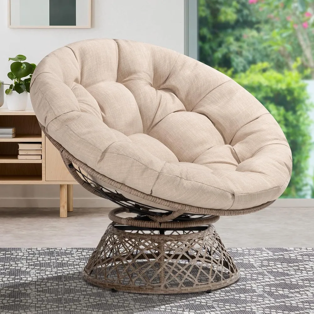 Эргономичный плетеный стул Papasan Bme 40 дюймов с мягкой толстой тканевой подушкой, вместительная стальная рама, поворот на 360 градусов
Эргономичный плетеный стул Papasan Bme 40 дюймов с мягкой толстой тканевой подушкой, вместительная стальная рама, поворот на 360 градусов