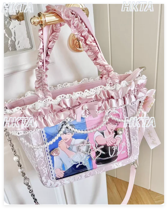 Оригинальная женская сумка в японском стиле с кружевом, массово производимая кружевная сумка-тоут, милая сумка для косплея в стиле Лолита, сумка через плечо для девочек
Оригинальная женская сумка в японском стиле с кружевом, массово производимая кружевная сумка-тоут, милая сумка для косплея в стиле Лолита, сумка через плечо для девочек