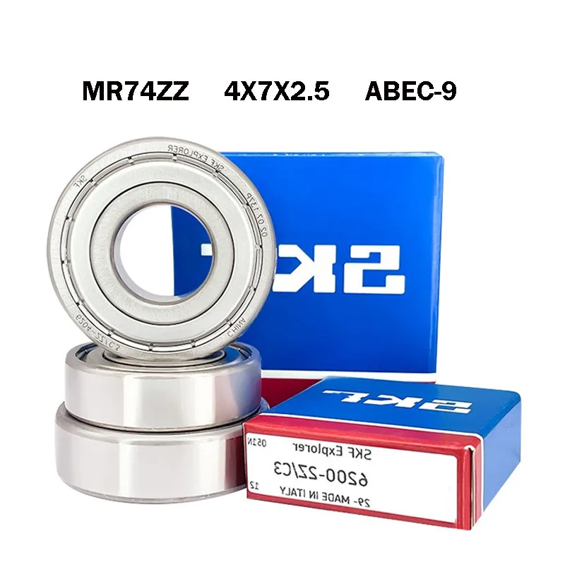 10PCS Sweden Origin SKF MR74ZZ Miniature High Speed bearings ABEC-9 MR74 MR74ZZ L-740ZZ 4X7X2.5mm Precision ball bearings
10PCS Sweden Origin SKF MR74ZZ Miniature High Speed bearings ABEC-9 MR74 MR74ZZ L-740ZZ 4X7X2.5mm Precision ball bearings